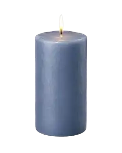 Kerze block blau